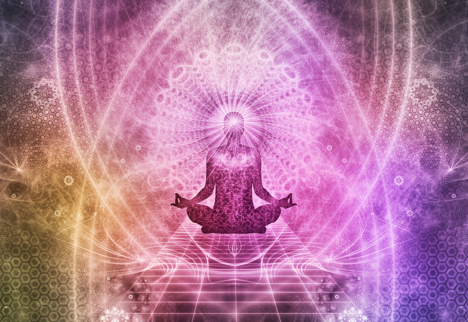psychedelic display of the mind